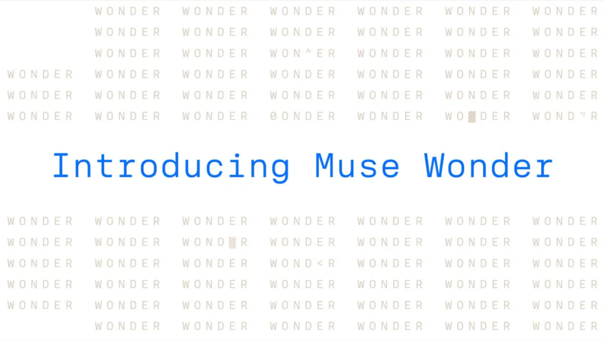 Imagem oficial da Meta para apresentar os modelos Muse Wonder.