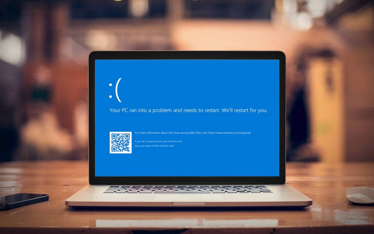 códigos de erro da tela azul do windows