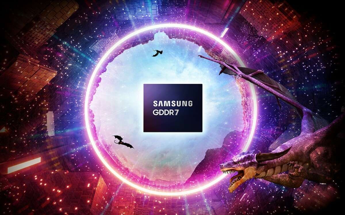 novas memórias gddr7 da samsung estão chegando