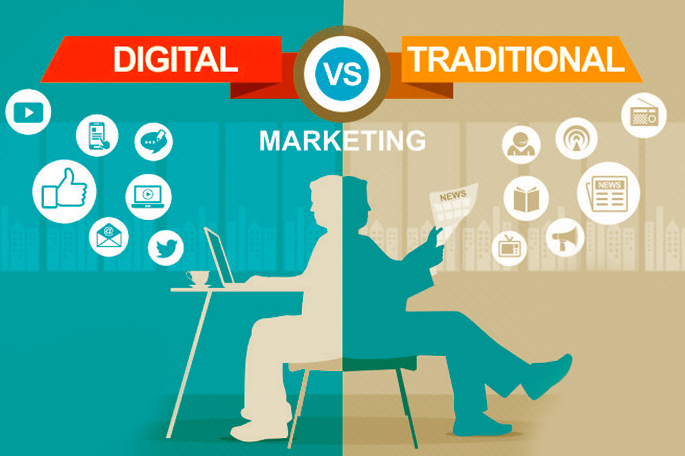 diferenças do marketing tradicional e marketing digital